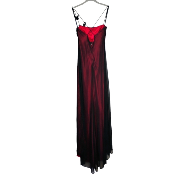 Vintage Zum Zum Prom Dress Maxi Gown Juniors 9 Whimsigoth Butterfly 90s Goth - Picture 7 of 16